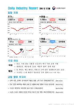 Daily Industry Report 2016. 12. 12(월)