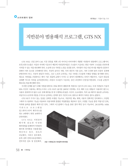 지반분야 범용해석 프로그램, GTS NX