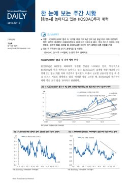 한 눈에 보는 주간 시황
