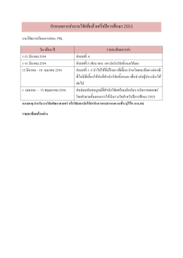 1.กำหนดการส่งงานวิจัยที่แล้วเสร็จปีการศึกษา 25