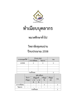 ทาเนียบบุคลากร