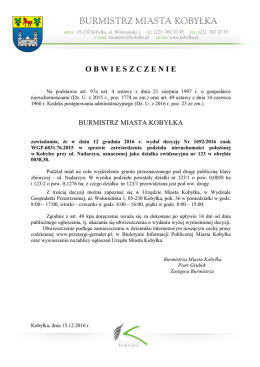 obwieszczenie WGP_6831_76_2015_art.93 Sasin