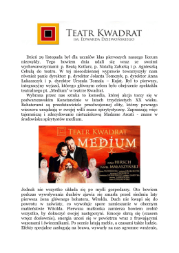 Wyjazd do teatru