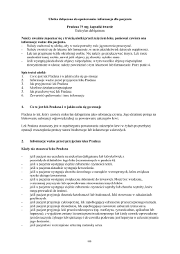 Ulotka dla Pacjenta - Boehringer Ingelheim
