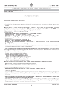 Sprawozdanie finansowe  - Internetowy Monitor Sądowy i