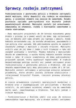 Sprawcy rozboju zatrzymani