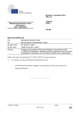 15305/16 COR 3 lo/dk 1 DG G 3 B Punkt 3 tiret pierwsze dokumentu