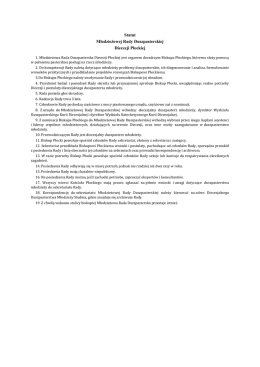 Statut Młodzieżowej Rady Duszpasterskiej Diecezji Płockiej