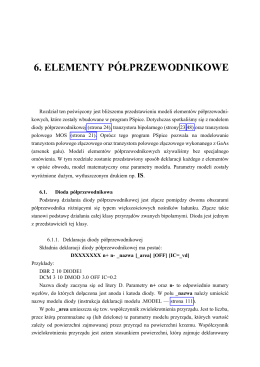 6. ELEMENTY P&Oacute;ŁPRZEWODNIKOWE
