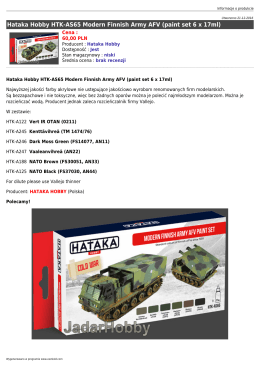 Hataka Hobby HTK-AS65 Modern Finnish Army