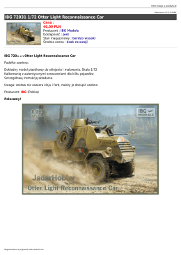 IBG 72031 1/72 Otter Light Reconnaissance Car