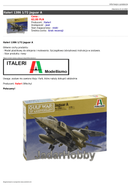 Italeri 1386 1/72 Jaguar A