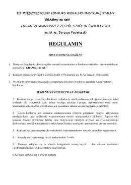 Regulamin - Chełmiec