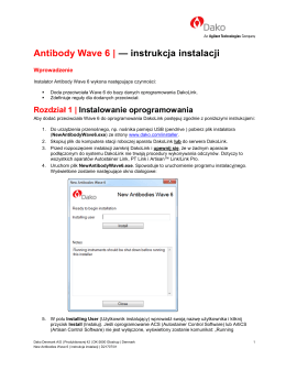 Antibody Wave 6 | &mdash; instrukcja instalacji