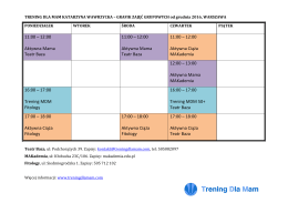 Grafik od 12.2016 &ndash; Warszawa