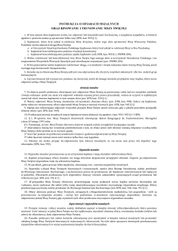 instrukcja o ofiarach mszalnych oraz binowaniu i trynowaniu mszy