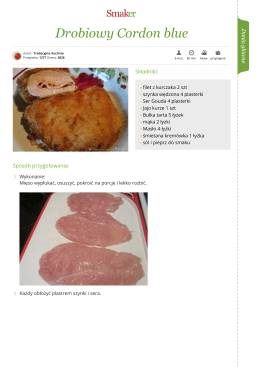 Drobiowy Cordon blue