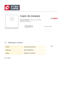 Części do instalacji