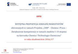 opis tutaj - Instytut Chemii