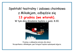 Zabawa z Mikołajem
