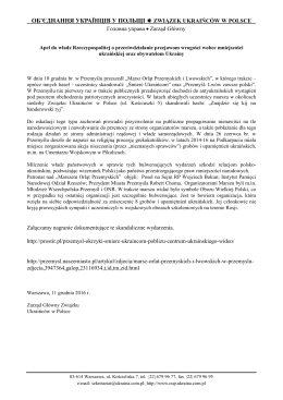 Treść apelu