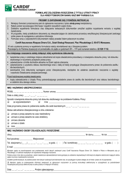 Pobierz - Bank BGŻ BNP Paribas SA