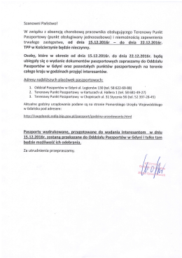 Treść informacji