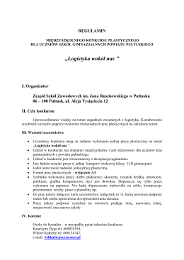 Regulamin - Zespół Szkół Zawodowych im. J. Ruszkowskiego w