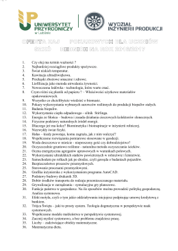 lista warsztat&oacute;w