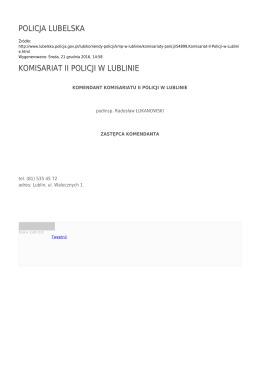 Generuj PDF - Policja Lubelska