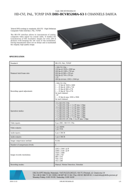 hd-cvi, pal, tcp/ip dvr dhi-hcvr5208a-s3 16