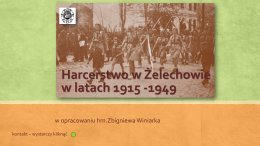 Harcerstwo w Żelechowie w latach 1915 -1949