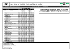 82 Star&yacute; L&iacute;skovec, Vala&scaron;sk&aacute; - Vinohrady, P&aacute;lavsk&eacute; n&aacute;měst&iacute;