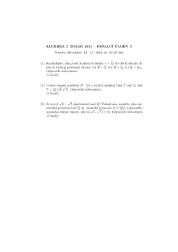 dom&aacute;c&iacute; &uacute;lohy č. 5