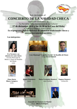 concierto de la navidad checa