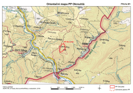 Orientační mapa PP Okrouhlá