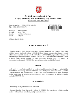 St&aacute;tn&iacute; pozemkov&yacute; &uacute;řad - Ministerstvo zemědělstv&iacute;