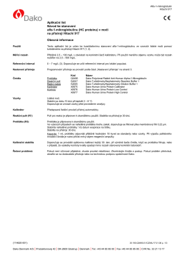 Alpha-2-Macroglobulin - Serum Application Note