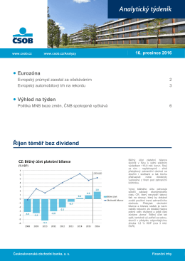 Analytick&yacute; t&yacute;den&iacute;k pro region CEE
