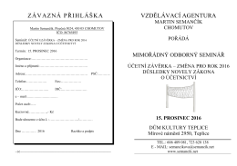 více informací