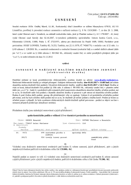 Exekutorsk&yacute; &uacute;řad Litoměřice - Dražebn&iacute; vyhl&aacute;&scaron;ka