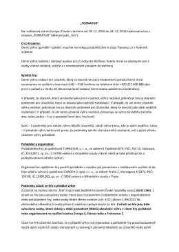 &bdquo;TOPNATUR&ldquo; Na rozhlasov&eacute; stanici Evropa 2 bude v term&iacute;nu od 19