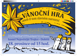 18. prosince od 15 hod. - Římskokatolická farnost Dobříš