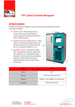 TTP Labtech Sample Managent Arktic&reg; biostore
