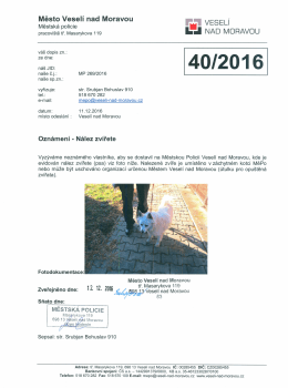 1.-.11 nad moravou - Vesel&iacute; nad Moravou