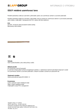 Informace o v&yacute;robku - LAPP KABEL sro