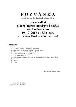Pozv&aacute;nka na veřejn&eacute; zased&aacute;n&iacute; zastupitelstva (PDF