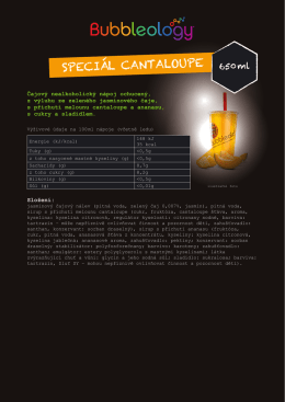 SPECI&Aacute;L CANTALOUPE 650 ml