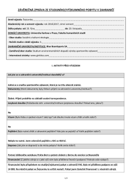 &Scaron;v&yacute;carsko, Blue Boardsports SA - Fakulta humanitn&iacute;ch studi&iacute; UK