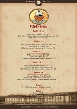 Polední menu